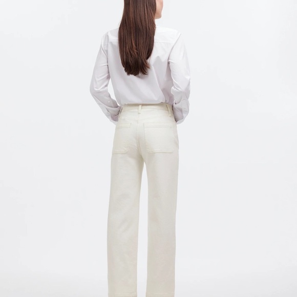 Madewell The Emmett Wide-Leg Full Length Jean: Patch Pocket Edition 32 - Picture 3 of 9